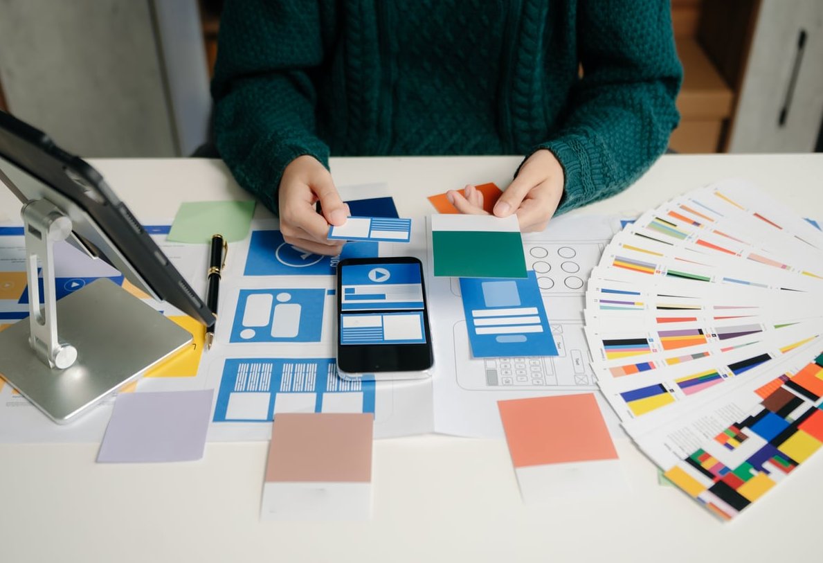 business card design mockup